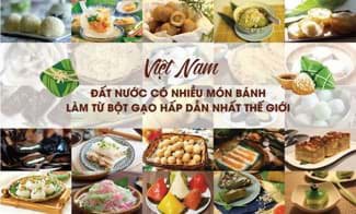 Từ hạt gạo, người Việt và nhiều nền ẩm thực trên thế giới đã sáng tạo ra vô số món ăn phong phú